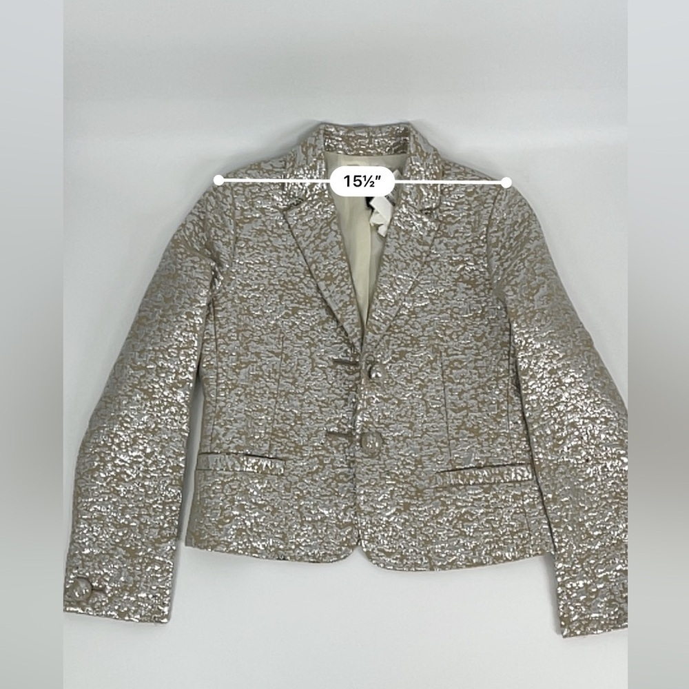 J. Crew Metallic Blazer and Pants Set (B9#8) - Picture 10 of 14